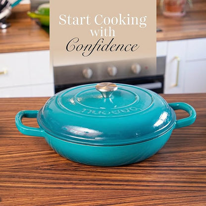 Shallow Cast Iron Casserole - Image 2