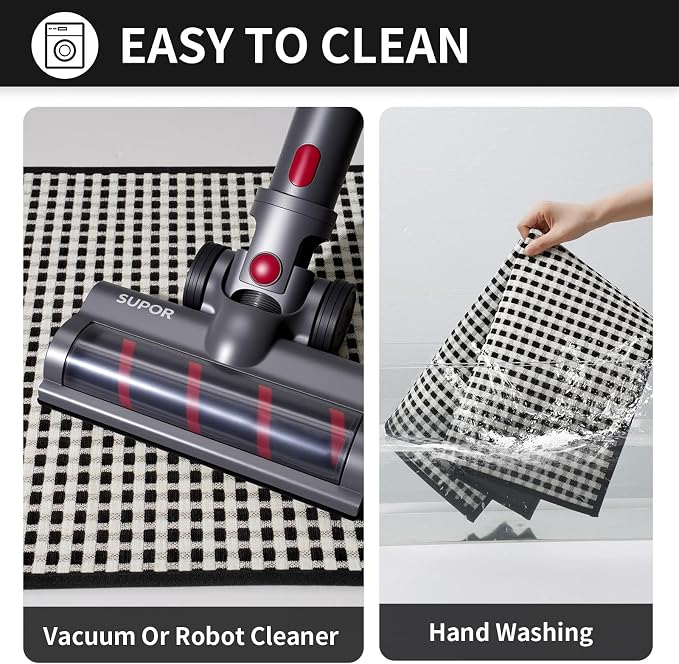 YDKGL Kitchen Mat Kitchen Rugs Sets of 2 PCS Non Slip Washable, Super Absorbent - Image 7