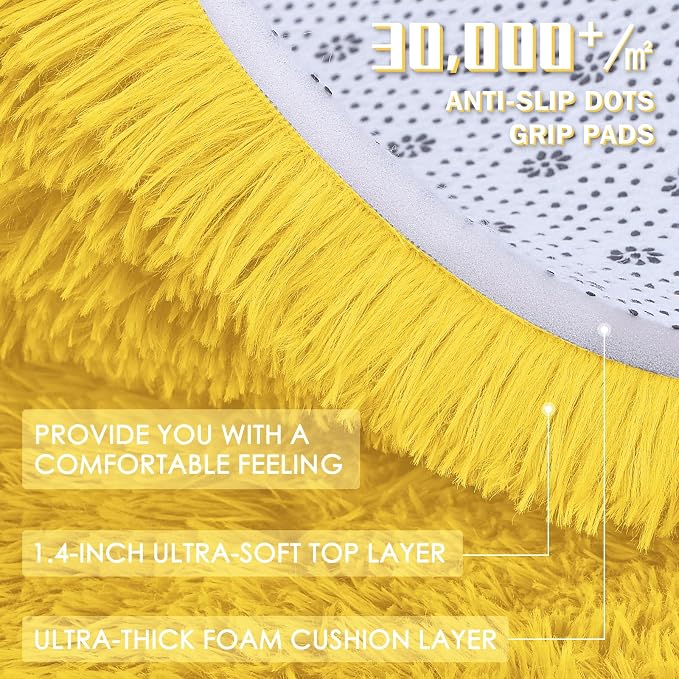OLANLY 8x10 Machine Washable Large Area Rugs - Image 8