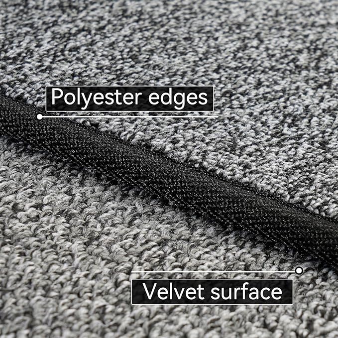 Area Rug with Non Slip Rubber Backing, Washable Soft Floor Carpet - Image 3
