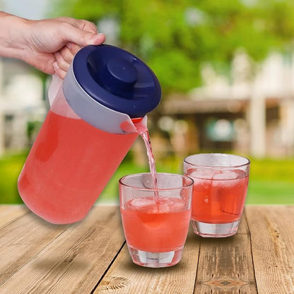 Water Pitcher with Lid 1 Gallon Pitcher, Freezer/Dishwasher Safe, BPA Free & - Image 8