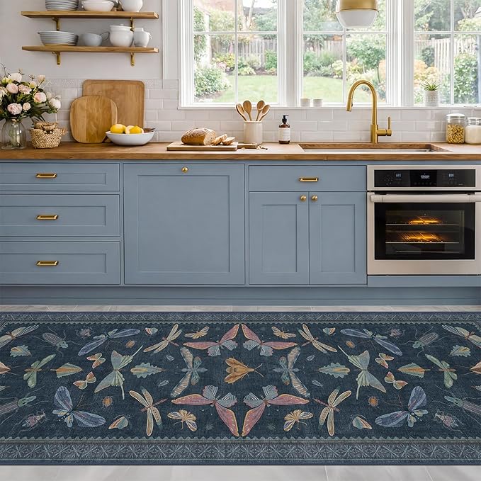 Washable 2x8 Insect Entryway Runner Rug - Image 3