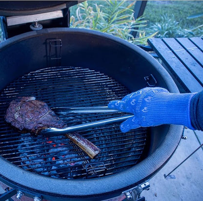 Grill Armor Oven Gloves with Fingers – Extra Long Cuff, 932°F Heat, Fire & Cut - Image 3