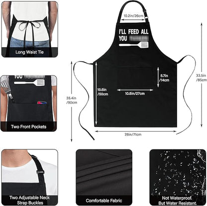 Xornis 100% Cotton Funny Apron - Image 3
