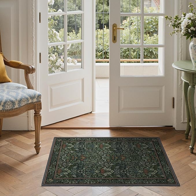 GENIMO 2x4 Washable Small Entryway Rug, Non-Slip Front Door Mat - Image 3