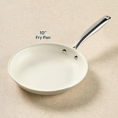 Pyrex 10-Inch Fry Pan Ceramic Cookware - Image 3