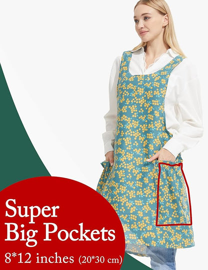 Cozy Adjustable Cross Back Aprons - Image 3