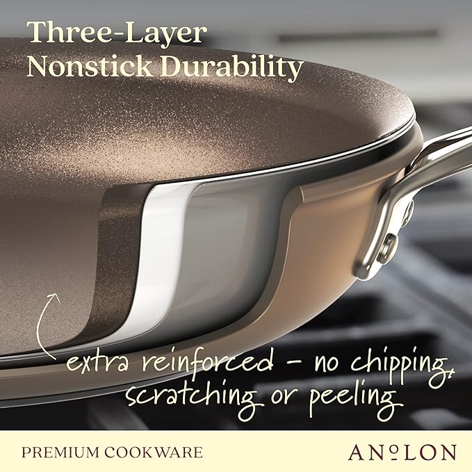 Anolon Ascend Hard Anodized Nonstick Frying Pan/Skillet - Image 4