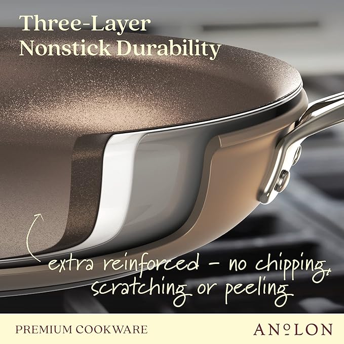 Anolon Ascend Hard Anodized Nonstick Frying Pan/Skillet - Image 5