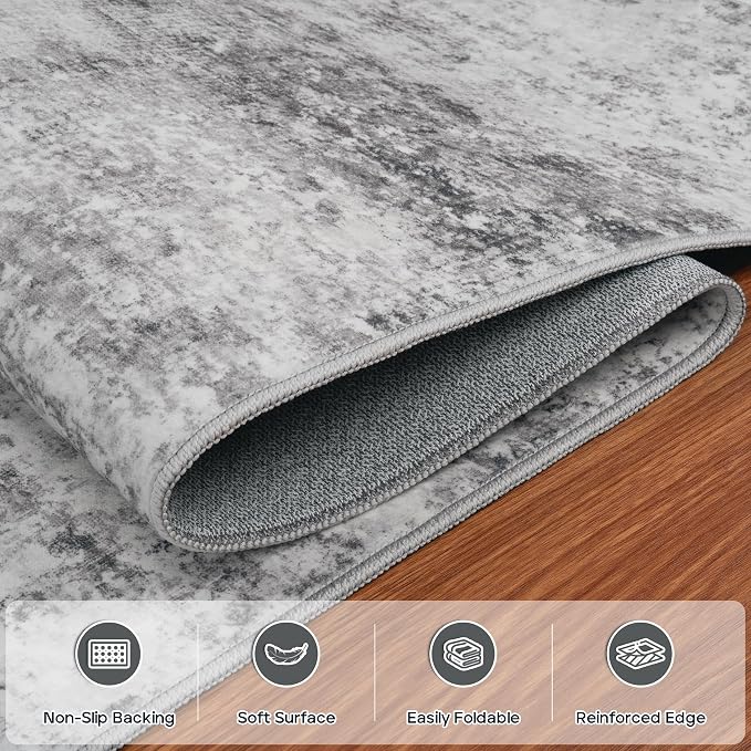 9x12 Area Rugs for Living Room Rug Washable: Modern Large Rug for Dining Room - Image 4
