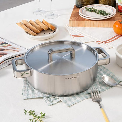 316 Stainless Steel 3.8 Quart Brazier - Image 2
