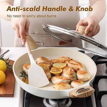 SENSARTE Ceramic Nonstick Frying Pan Skillet - Image 7