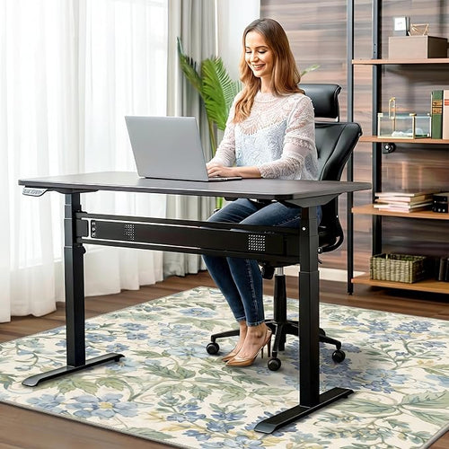36"x48" Office Chair Mat for Hardwood Tile Floor, Under Desk Carpet Protector - Image 2