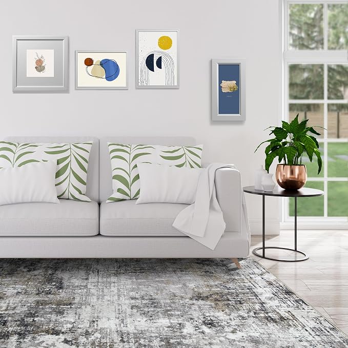8x10 Area Rugs for Living Room Rug Washable: Modern Large Rug for Dining Room - Image 3
