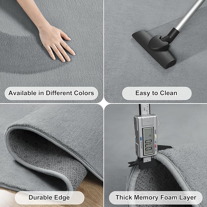 Amearea Modern Soft Hallway Runner Rug, 2x6 Feet Washable Runner Rugs - Image 5