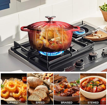 Enameled Cast Iron Dutch Oven Pot - Image 7