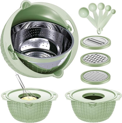 4-1 Strainer with Bowl & Spoons Set by Balavina