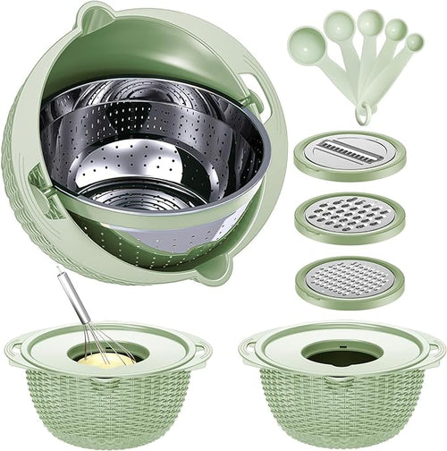 4-1 Strainer with Bowl & Spoons Set by Balavina