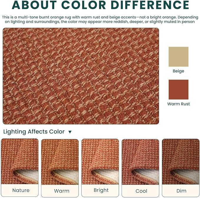 KOZYFLY Orange 2.5'x14' Runners Rugs - Image 3