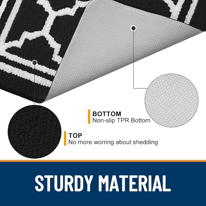 Buganda Long Indoor Door Mat, Dirt-Resistant and Absorbent Doormat, Low Profile - Image 4
