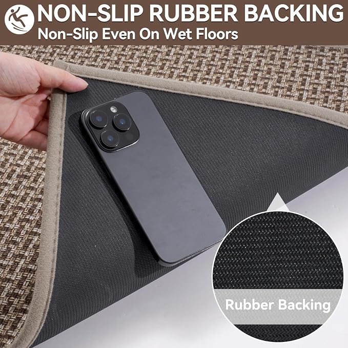 YDKGL Door Mat 17x30, Door Mat Indoor Entrance Dirt Resistant and Absorbent - Image 6