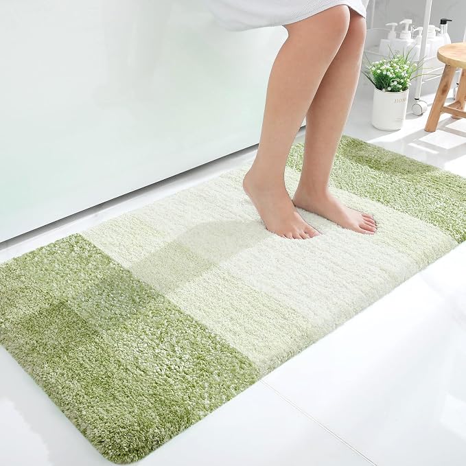 OLANLY Bathroom Runner Rugs Mat 44x24, Extra Soft Absorbent Microfiber Bath Rugs by OLANLY