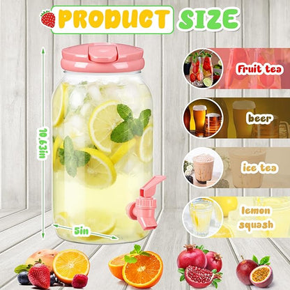 Havawish 2 Pcs 1 Gallon Plastic Beverage Dispenser - Image 3