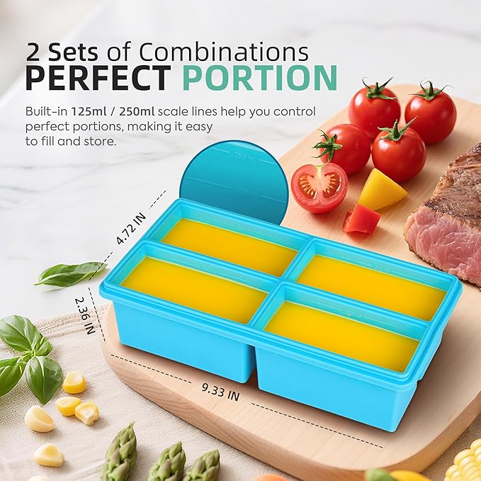 Silicone Freezer Molds for Soup - Image 2