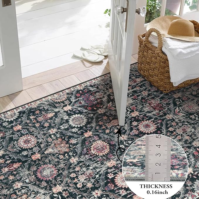 Lahome Moroccan Machine Washable Rugs - Image 3