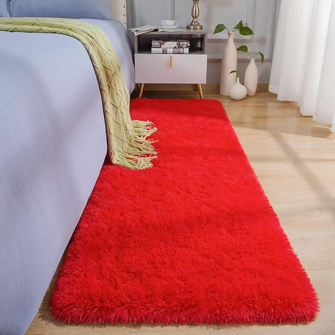 BENRON Soft Runner Rugs for Bedroom 2x6, Washable Long Runners for Hallway by BENRON