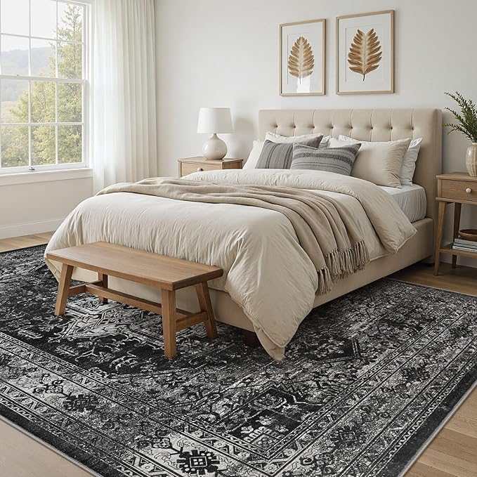 UERMEI 8x10 Area Rug Living Room Rugs - Image 3