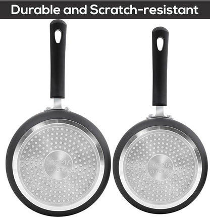 Utopia Kitchen Nonstick Stock Pot Saucepan Set - Image 4
