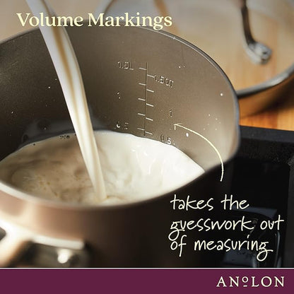 Anolon Advanced Home Hard Anodized Nonstick Sauce Pan/Saucepan - Image 5