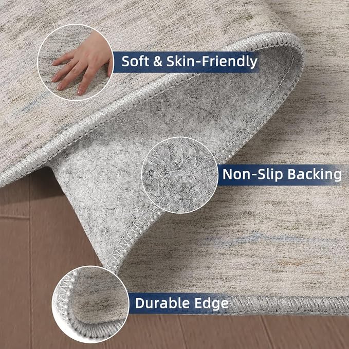 Runners for Hallways 2x8 Kitchen Runner Rugs，Modern Abstract Rug Runners for - Image 5