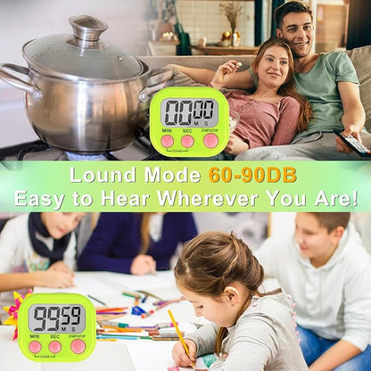 ZILLEEN Classroom Timer for Kids Teachers 2 Pack Digital Tmers - Image 3