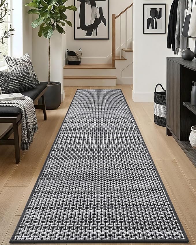 DEXI Hallway Runner Rug 2'x7', Non Slip Rubber Backed Runners Carpet, Ultra - Image 4