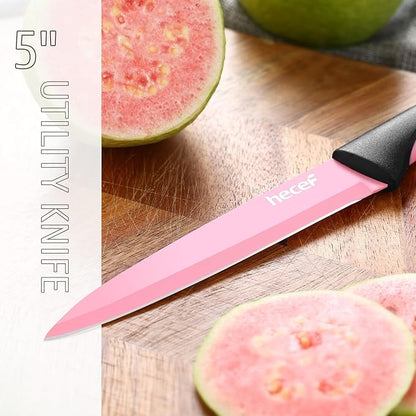 hecef 13 Pieces Kitchen Knife Set - Image 5