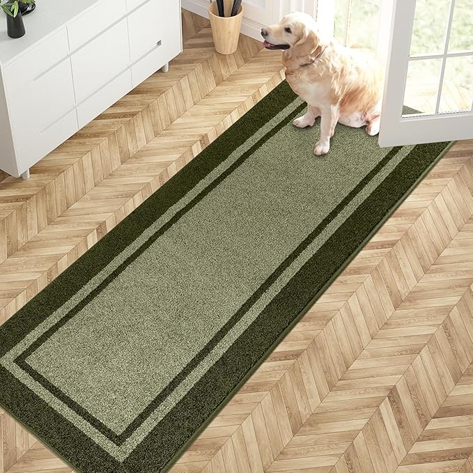 PURRUGS Dirt Trapping Door Mat 24" x 70", Non-Slip Machine Washable Entryway Rug by PURRUGS