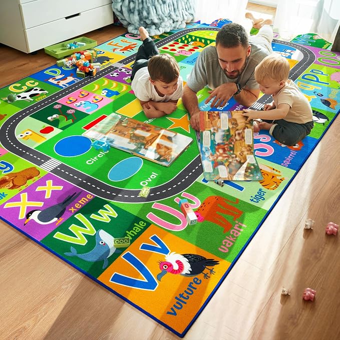 HOMORE Kids Rug, 6x9 Kids Educational Area Rugs - Image 4