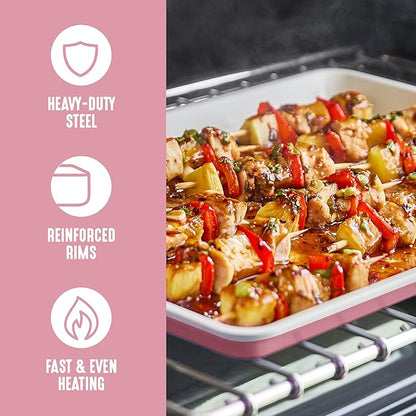 GreenLife Bakeware 18” x 13” Half Cookie Sheet Baking Pan, Non-Toxic PFAS-Free - Image 4