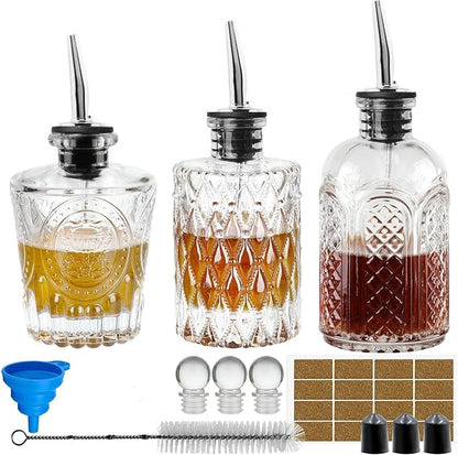 Syrup Bottle Set of 3 by INFTYLE