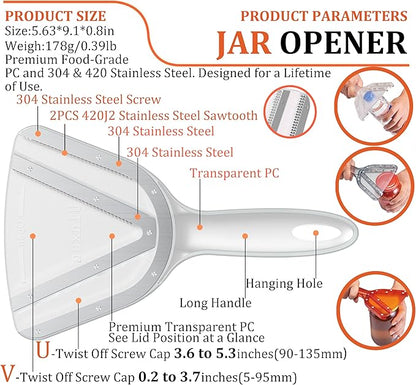 Uinxan Jar Opener for Weak Hand & Seniors - Image 2
