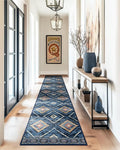 BESTSWEETIE Area Rug 2x10 Rug Machine Washable Non-Slip Low Pile Print Pattern by BESTSWEETIE