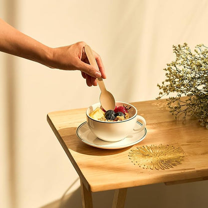 Wooden Spoons 1000 Pieces Bulk Pack | Heavy-Duty Birch Wood Disposable Spoons | - Image 6
