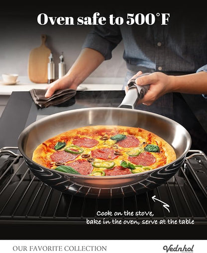 Stainless Steel Frying Pan Set - Image 5