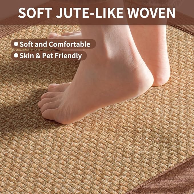 YDKGL Kitchen Mats for Floor, Rubber Backing Kitchen Rugs Non Slip Washable - Image 6