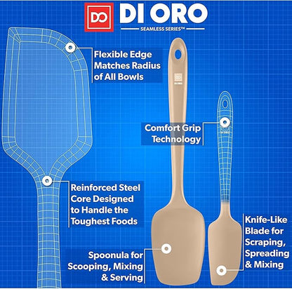 DI ORO Silicone Spatula Set - Image 4