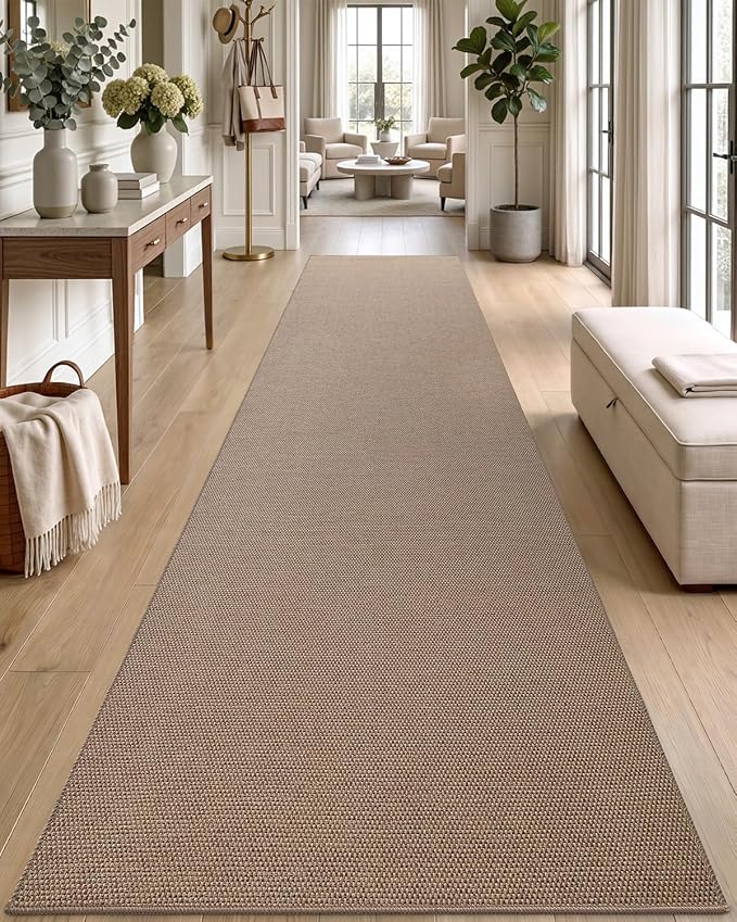 DEXI Hallway Runner Rug 2'8"x12', Non Slip Rubber Backed Runners Carpet by DEXI
