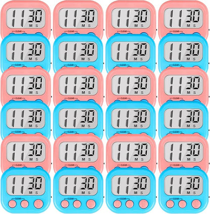 Timer for Kids Teachers Digital Kitchen Timers for Cooking Large Magnetic by AOUCE