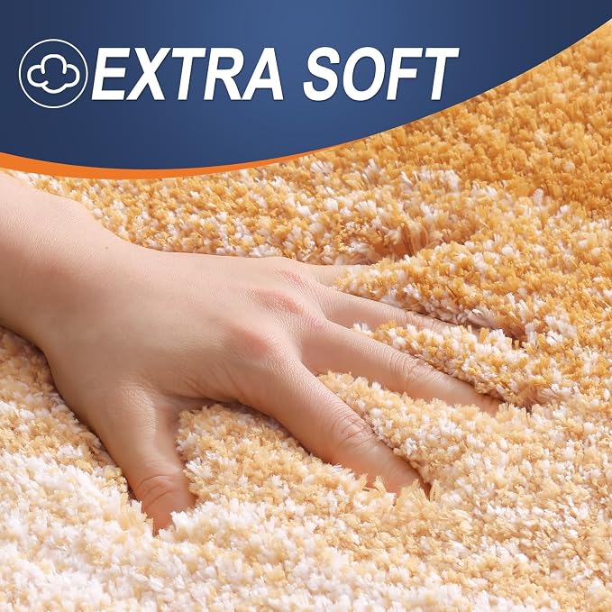 OLANLY Bathroom Runner Rugs Mat 44x24, Extra Soft Absorbent Microfiber Bath Rugs - Image 3